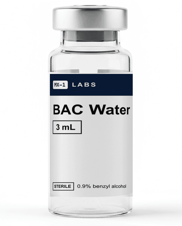 Agua bacteriostática 3 mL — MX-1 Labs